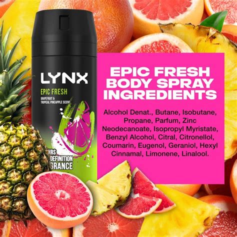 Lynx Epic Fresh Body Spray Ocado