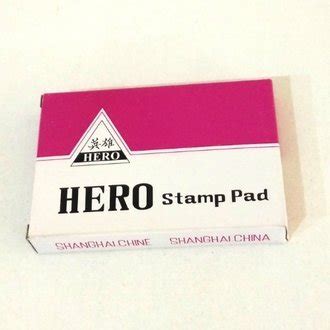 Jual Bak Stempel Bantalan Stempel Stamp Pad Ink E2460 Kecil Merk HERO
