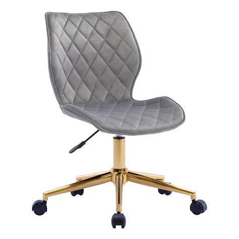 Duhome Swivel Home Office Chair Adjustable Desk Chair Velvet Computer