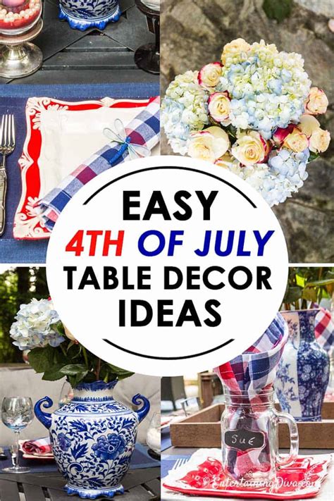 Easy Patriotic 4th Of July Table Decorations Youll Want To Try This