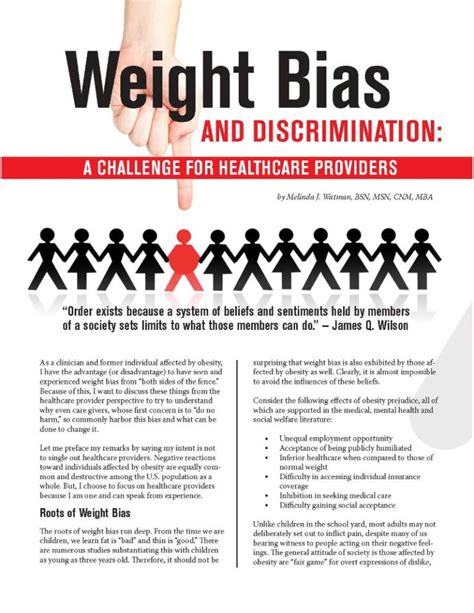 weight bias and discrimination a challenge for healthcare providers obesity action coalition