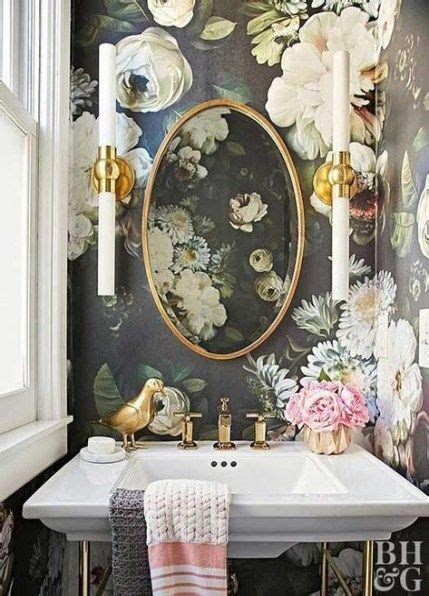 47 Ideas Bath Room Wallpaper Floral Vintage Wallpapers Wallpaper