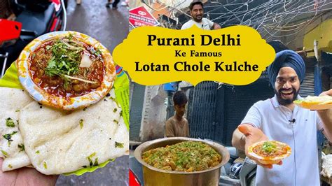 lotan chole kulche old delhi street food delhi s best chole kulche 103 years chawari