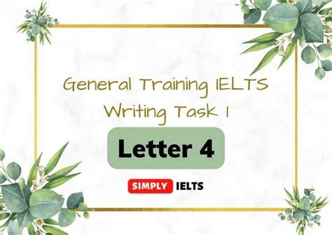 General Training Writing Task 1 Samples Simply Ielts