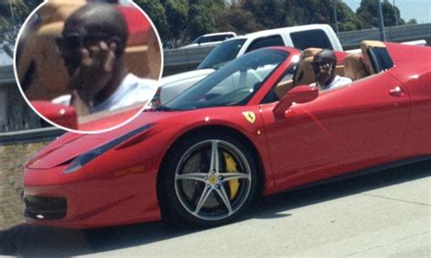 Kobe Bryant Spotted On His Phone While Driving Powerful Ferrari Daily