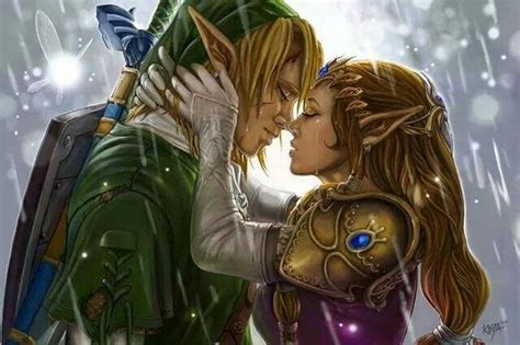 Link And Zelda My Absolute Favorite Fanart Of Them Beautiful