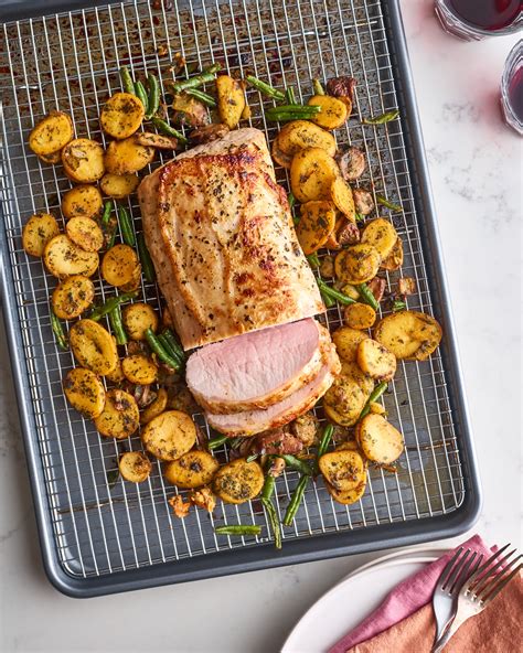 For a fun variation, place mozzarella, parmesan cheese, or feta cheese over the chicken and veggies right before taking out of oven or when it's still piping hot! Oven Roasted Pork Tenderloin Pioneer Woman - Trader Joe S ...