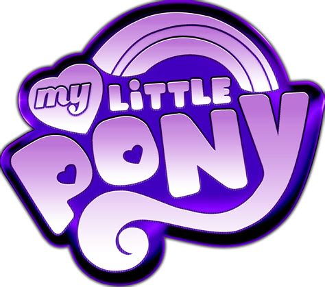 Pony Logos Mlp My Little Pony Friendship Is Magic Stylised Logo By