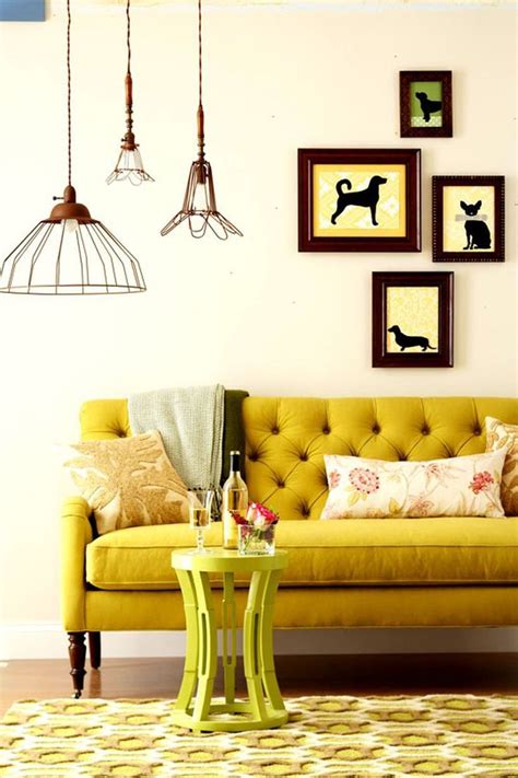 150 Inspiring Yellow Sofas To Perfect Living Room Color Schemes House