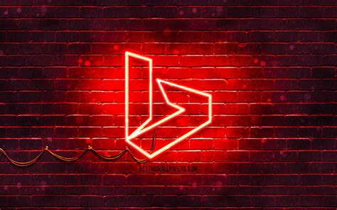 1920x1080px 1080p Free Download Bing Red Logo Red Brickwall Bing