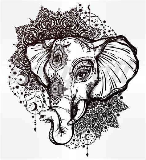 Mandala Elephant Drawing At Explore Collection Of