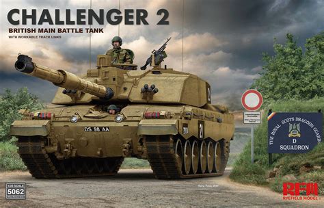 Challenger British Main Battle Tank With Workable Track Links Rye