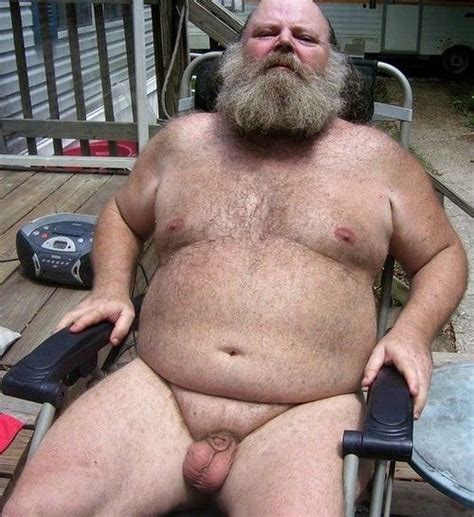 Fat Naked Old Man