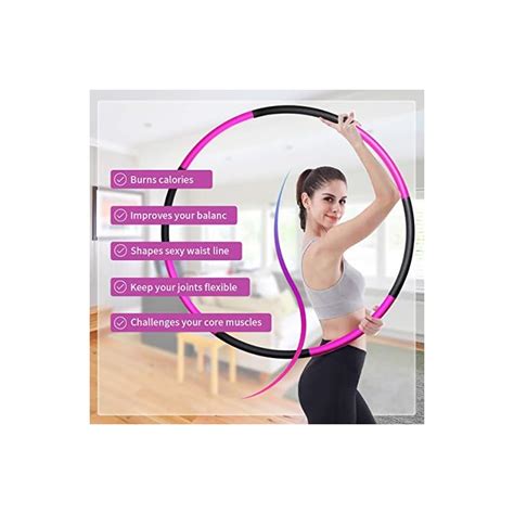 Hula Hoop For Adults Weighted Hoola Hoop For Fitness Exercise Section