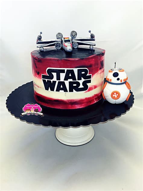 Star Wars Cake Tarta Star Wars Decoración De Chocolate