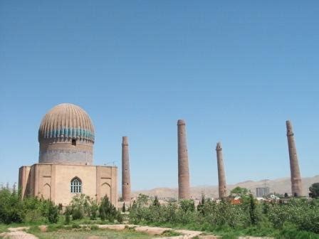 هرات فتوبلاگ Herat photo blog نماي زيبا ازمقبره گوهرشاد بيگم يكي
