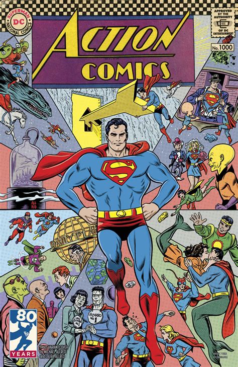 Action Comics 1000 Variant 1960s Cover Michael Allred Westfield
