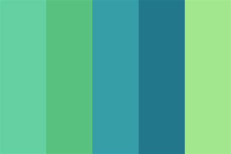 Blues N Greens Color Palette