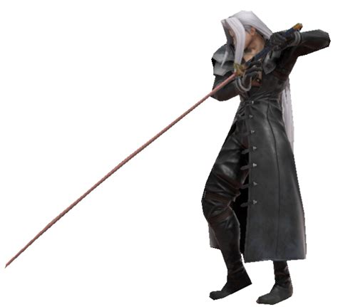 Sephiroth Posing By Transparentjiggly64 On Deviantart