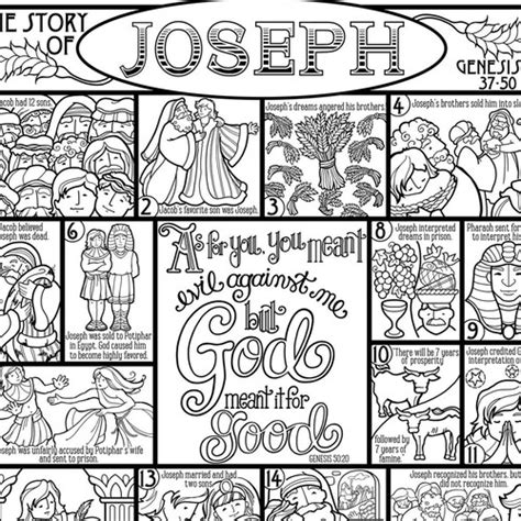 Coloring Pages Joseph And His Brothers