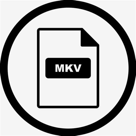 Icon Vector Design Images Vector Mkv Icon Mkv Document File Png