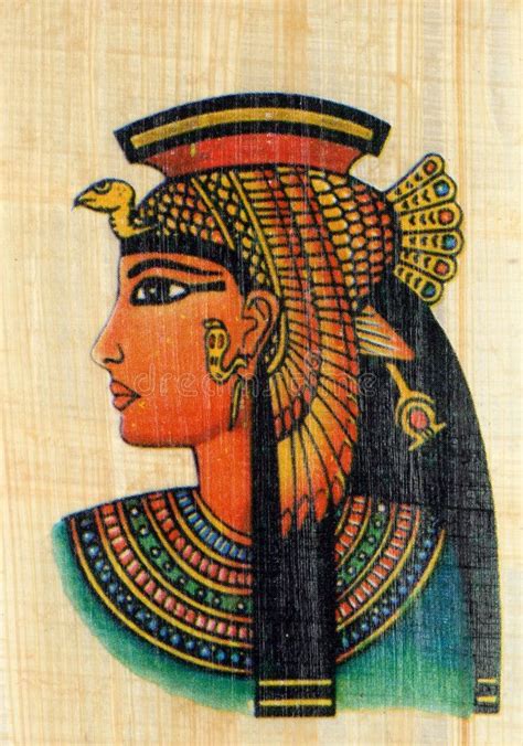 Ancient Egyptian Papyrus Egyptian Queen Cleopatra Stock My Xxx Hot Girl
