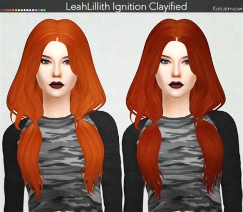 Leahlillith Ignition Hair Clayified At Kotcatmeow Sims 4 Updates