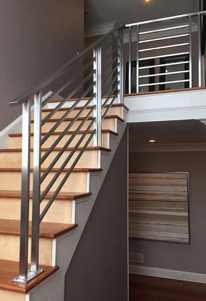 Modern Steel Railing Designs For Stairs In India