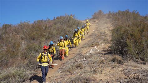 Los Padres Center Fire Crews California Conservation Corps