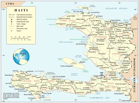 Haiti Location On World Map
