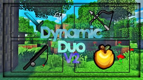 Dynamic Duo V2 ~ Pvp Texture Pack ~ Mcpe 016x 0170