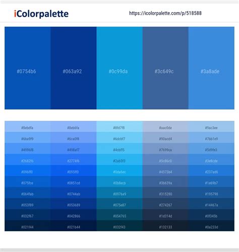 31 Royal Blue Color Palette Curated Collection Of Color Palettes