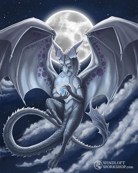 Im Excited To Announce That My Moon Dragon Painting Is Now Complete