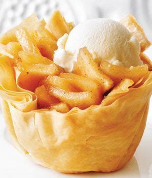 You won't miss the bread. Apple Phyllo Cups | Apple recipes, Phyllo recipes, Fruit recipes