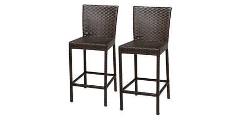 Barbados Bar Table Set With Cart Basket And 4 Barstools Outdoor