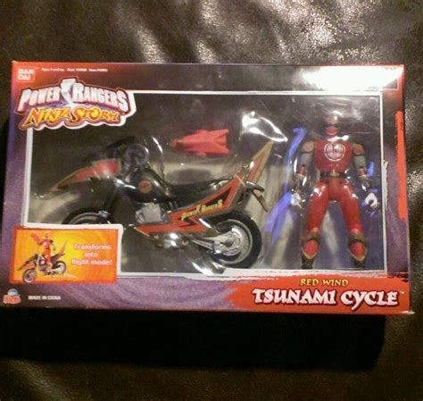 Power Rangers Ninja Storm Tsunami Cycle Complete Collection Mint