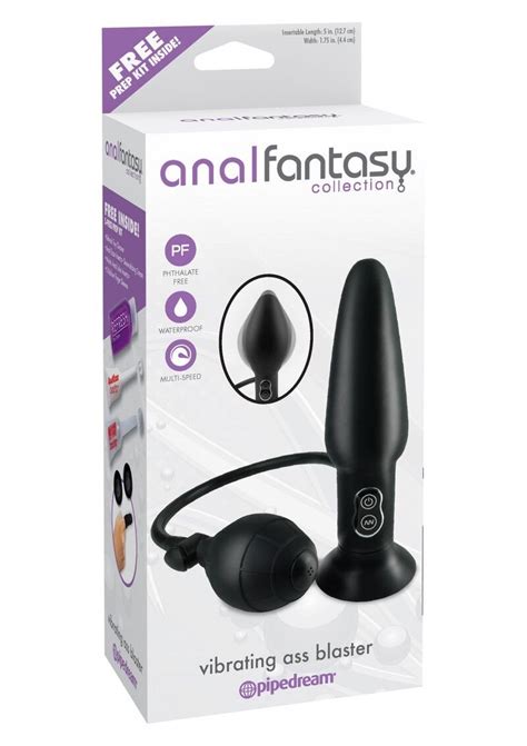 Toy Sex Dildo Plug Anal Gonfiabile Con Vibrazione Vibrating Ass Blaster