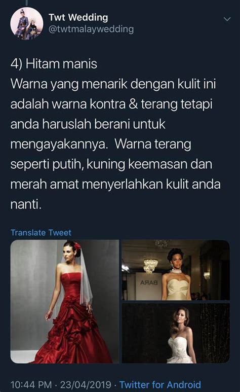 Dari kelima warna di atas manakah yang sudah ada di koleksimu atau apakah kamu sudah memiliki semua warnanya? Tip Pilih Warna Baju Pengantin Ikut Warna Kulit Kalau Tak ...
