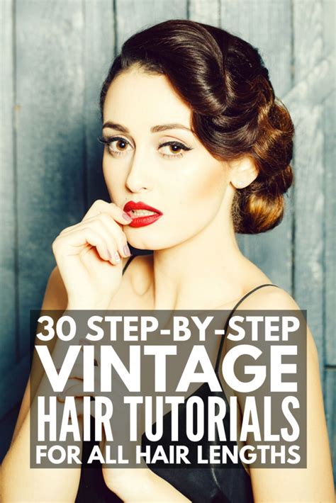 vintage hairstyles simple steps for retro hair with a modern twist dv