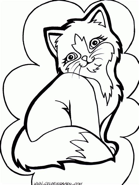 These free cat photos are purrfect. Cute cat coloring pages to download and print for free