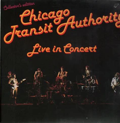 Live In Concert By Chicago Transit Authority Lp With Recordsale Ref