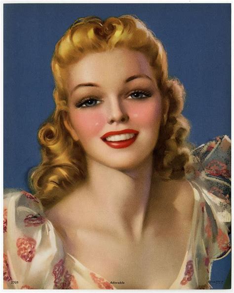 Vintage 1940s Good Girl Art Gga Pin Up Print By Jules