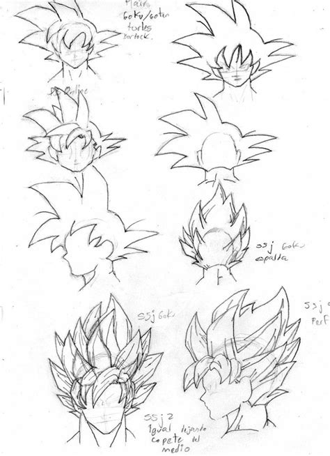 Goku Hair Positioning Tutorial Songokukakarot Cabelo Do Goku Goku