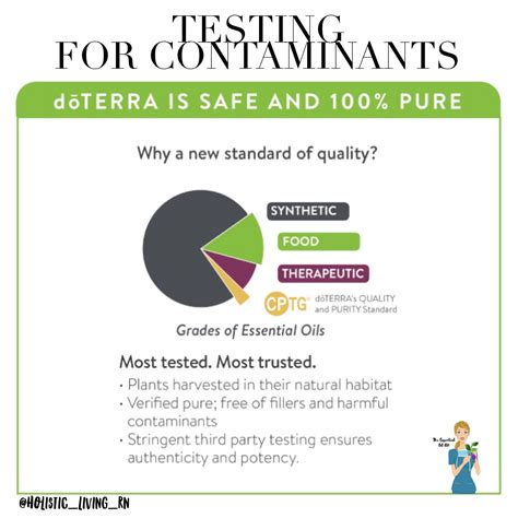 One Of The Main Reasons I Chose Doterra There Are No Testing Standards