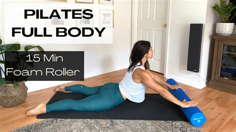Pilates With Foam Roller15min At Home Youtube