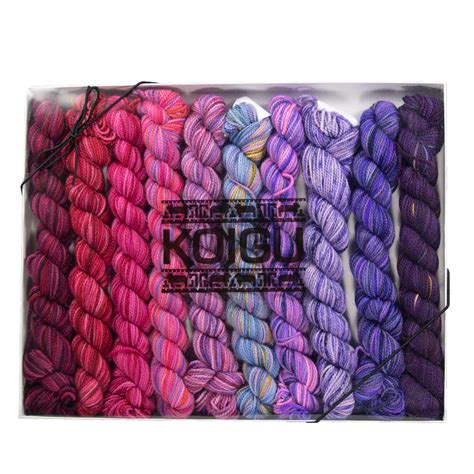 Koigu Pencil Box Yarn Venation Shawl Forest Fruit At Jimmy Beans Wool