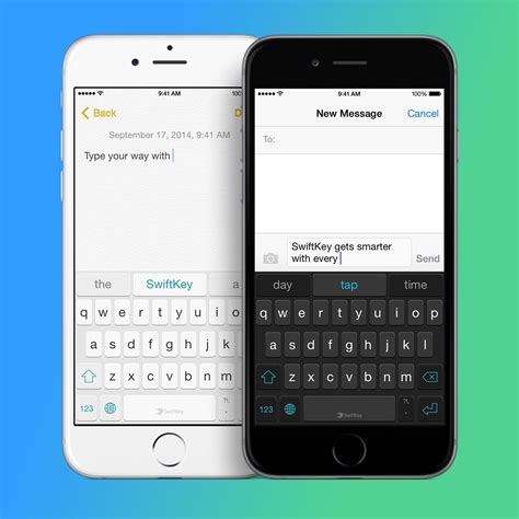 Swiftkey Keyboard For Iphone And Ipads First Themes Nickel Light And