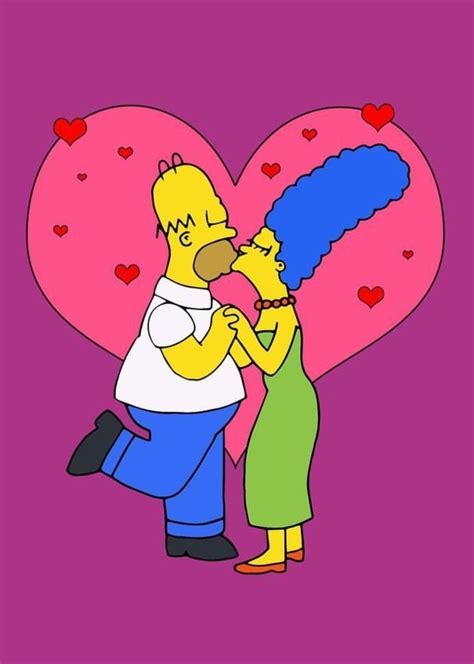 Pin By Ok Moda On Amor Simpsons Art Simpsons Drawings Homer And Marge