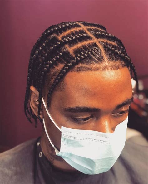 Men's grooming has come quite a way compared to the past. Adelaide Elaine on Instagram: "Men's Box Braids 🔥🔥 check out the different angles too!!" | Mens ...