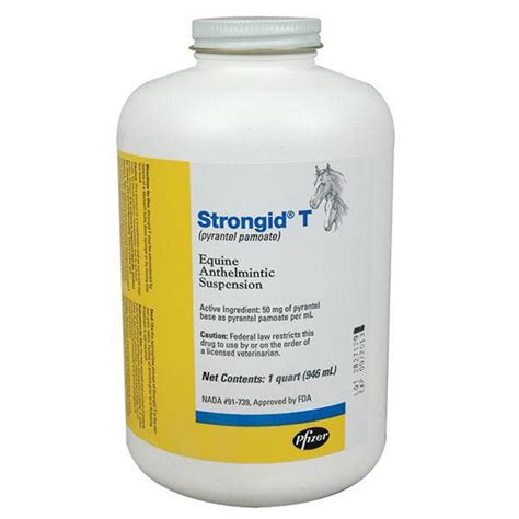 Most canine worm medicines are actually large animal wormers. Strongid T Wormer - 32oz
